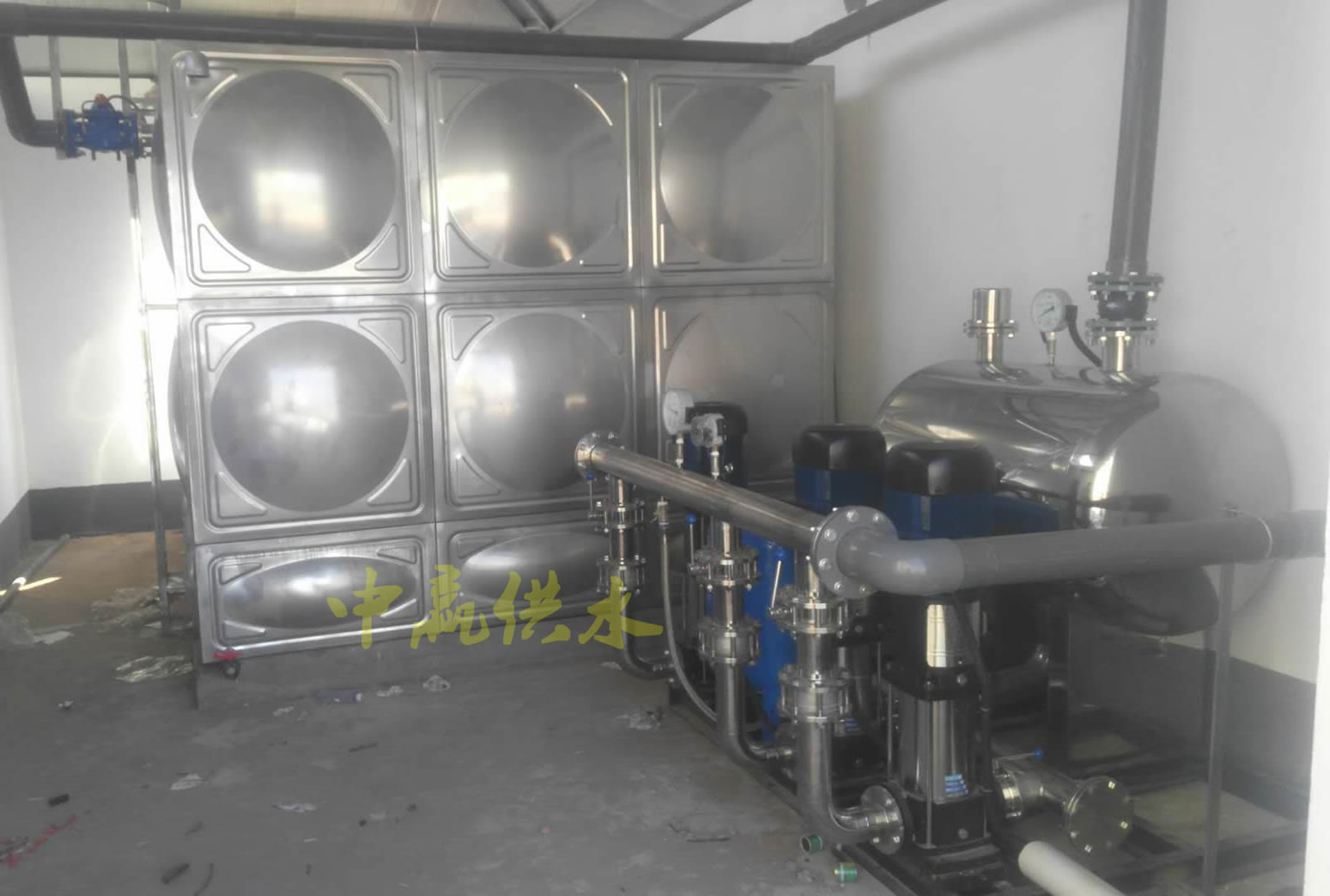 中贏ZYH水箱式恒壓供水設備中水箱的相關知識 中贏ZYH水箱式恒壓供水設備中水箱的相關知識