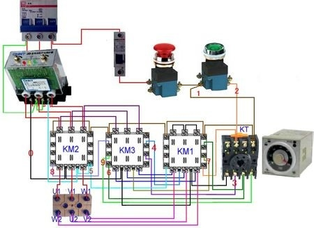 時間繼電器接線圖2